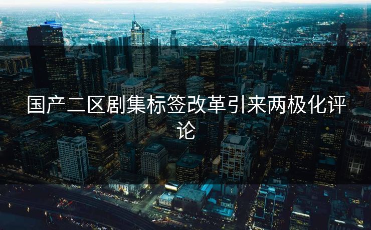 国产二区剧集标签改革引来两极化评论