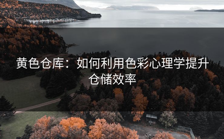黄色仓库：如何利用色彩心理学提升仓储效率